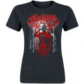 Slaughter To Prevail T-shirt - Red Mask Kostolom - S 3XL - för Dam - svart