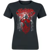 Slaughter To Prevail T-shirt - Red Mask Kostolom - S 3XL - för Dam - svart
