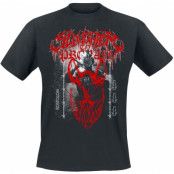 Slaughter To Prevail T-shirt - Red Mask Kostolom - S 5XL - för Herr - svart