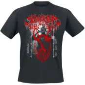 Slaughter To Prevail T-shirt - Red Mask Kostolom - S 5XL - för  svart
