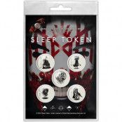 Sleep Token Pin - Vessel Mask - för  flerfärgad