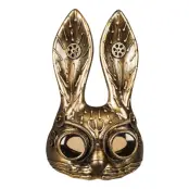 Steampunk Kanin Halvmask - One size