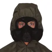 Svart Gasmask
