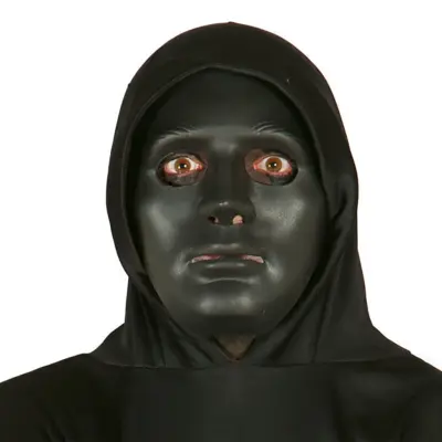Svart Läskig Mask - One size