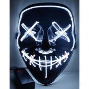 Svart Purge Mask med Vit LED-Ljus