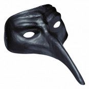 Svart Venetiansk Mask - One size