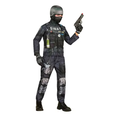 SWAT Barn Maskeraddräkt - Small