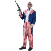 The Purge Inspirerad Uncle Sam Maskeraddräkt Till Herr Med Mask