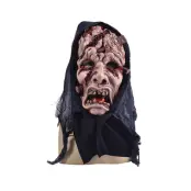 Torterad Man med Huva Mask