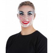 Transparent Ladies - Mask med stickat