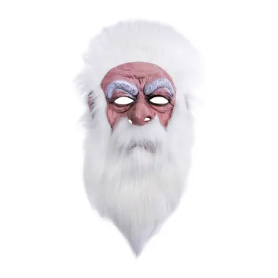 Trollkarlsmask med Hår - One size