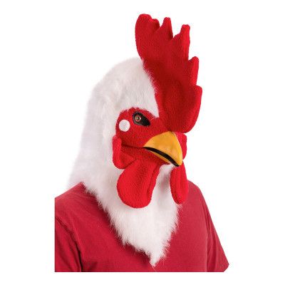 Tupp Mask med Rörlig Mun - One size