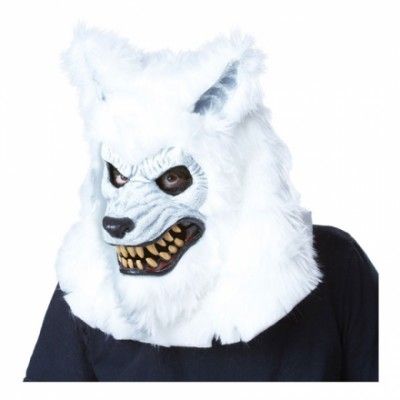 Varulv Vit Ani-Motion Mask