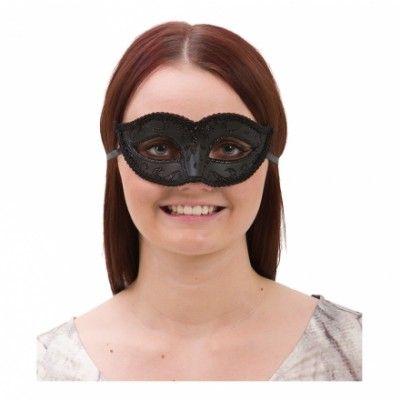 Venetiansk Halvmask Liten - One size
