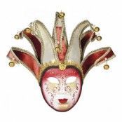 Venetiansk Jokerdam Mask
