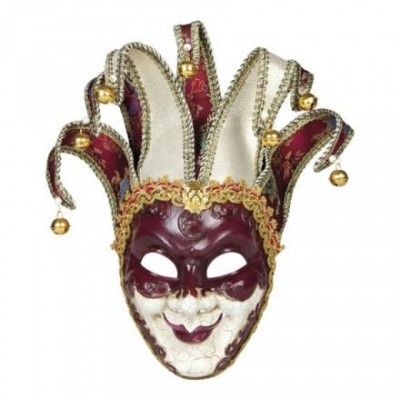 Venetiansk Jokerherre Mask