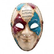 Venetiansk Mask Röd/Blå - One size