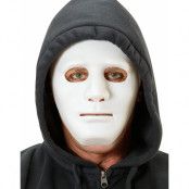 Vit Anonym Mask i Hårdplast