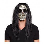 Voodoo Mask med Hår - One size