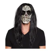 Voodoo Mask med Hår - One size