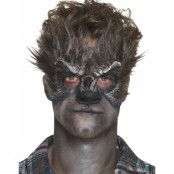 Werewolf Head - Latexprotese med Fästningsmedel