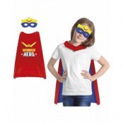 Wonder Woman-inspirerad mask och cape för barn