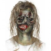 Zombie Head- Latexprotes med Fästningsmedel