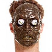 Zombie Mask i Tunn Plast med Rörliga Ögon