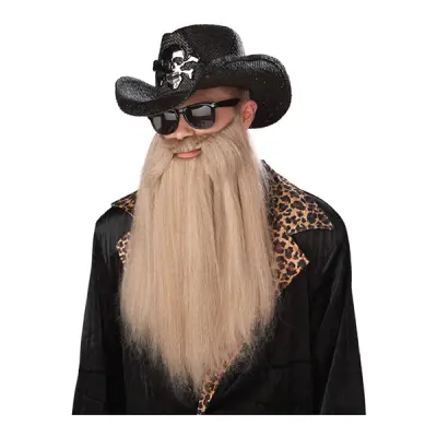 80-tals Rockmusiker Skägg Blont