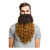 Gigantiskt Skägg Krulligt