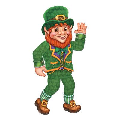Kartongfigur Leprechaun