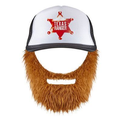 Keps Texas Ranger med Skägg - One size