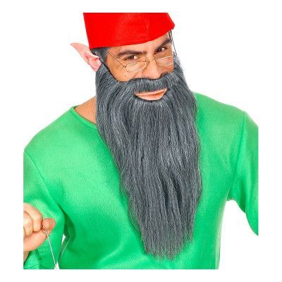 Lösskägg Långt Grått - One size