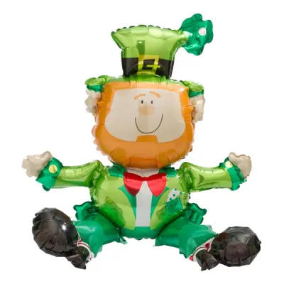 Folieballong Sittande Leprechaun