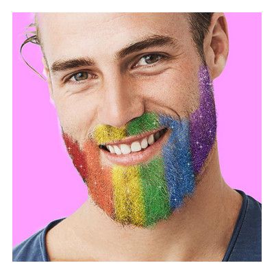 Skägglitter Regnbåge