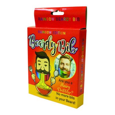 Skäggskydd Regnbågsfärgad