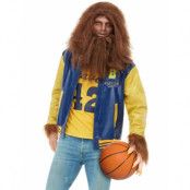 Teen Wolf-inspirerat kostym med peruk och skägg för herr