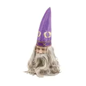 Trollkarlshatt med Hår - One size