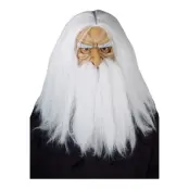 Trollkarlsmask med Skägg - One size