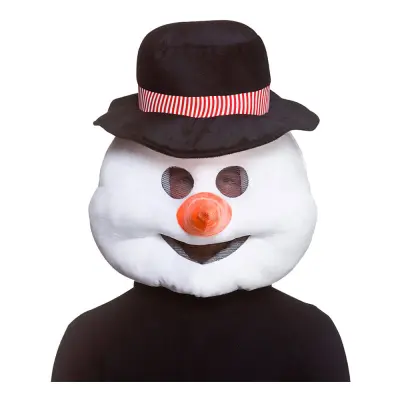 Maskothuvud Snögubbe - One size