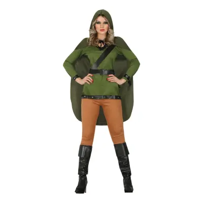 Medeltida Bågskytt Dam Maskeraddräkt - Medium