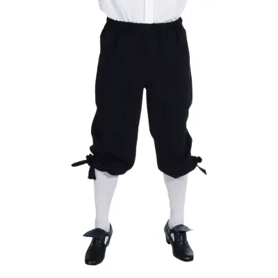 Medeltida Byxor Svart - X-Large