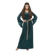 Medeltida Maid Maskeraddräkt - Plus size