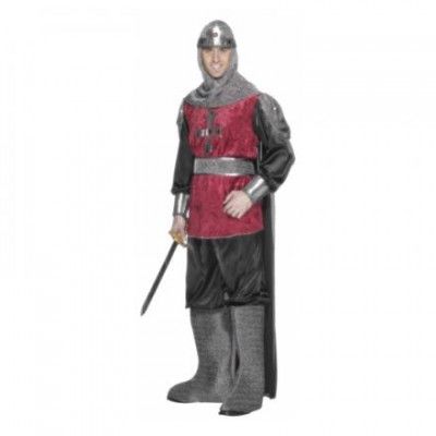 Medeltidsriddare Maskeraddräkts