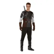 Vild Medeltida Jägare Maskeraddräkt - Medium