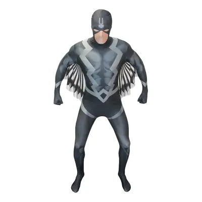 Black Bolt Deluxe Morphsuit Maskeraddräkt - Medium