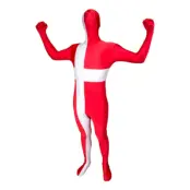 Morphsuit Danska Flaggan Maskeraddräkt - X-Large