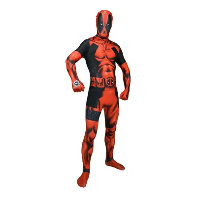Morphsuit Deadpool Maskeraddräkt - Large