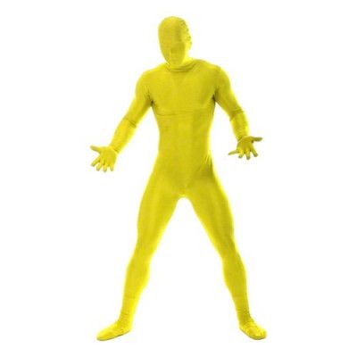 Morphsuit Gul Maskeraddräkt - Medium