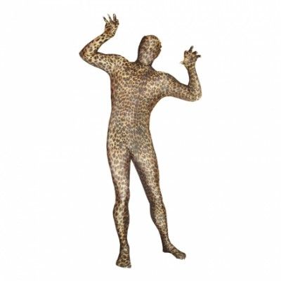 Morphsuit Leopard Maskeraddräkt